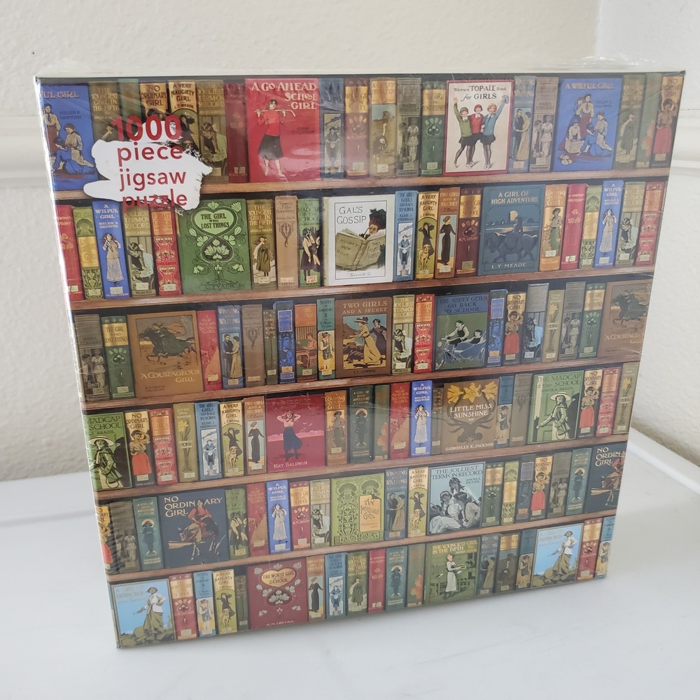 Flame Tree High Jinks Bookshelves 1000 Pc Jigsaw Puzzle Bodleian Libraries NEW